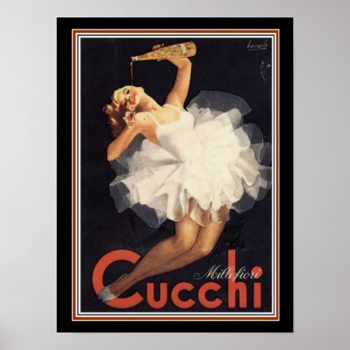 Cucchi Millefiori Vintage Ad 12 x 16 Poster