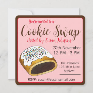 Cucidati Cuccidati Italian Fig Christmas Cookies Invitation