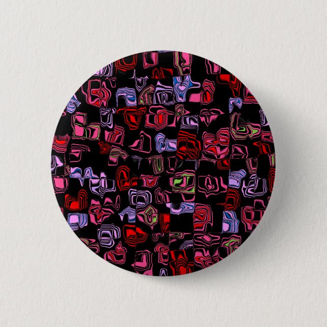 Cuckoo Abstract Pinback Button (Front)