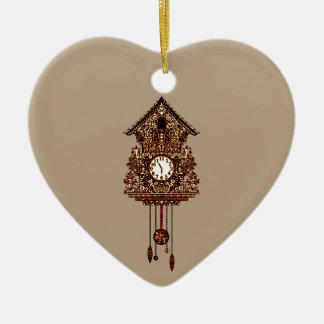 Cuckoo Clock 2 Ceramic Ornament