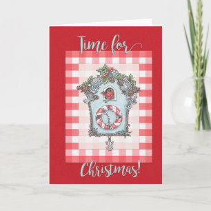 Cuckoo clock Christmas Card