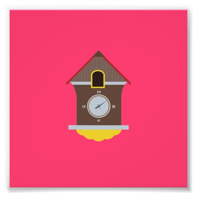 Cuckoo Clock Photo Print (Front)