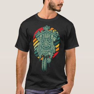 Cuckoo Clock Vintage Retro Time T-Shirt