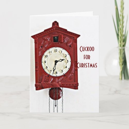 CUCKOO FOR CHRISTMAS AND SO IN LOVE WITH YOU HOLIDAY CARD