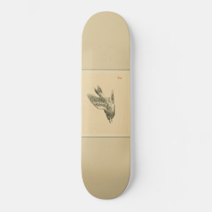 Cuckoo (Japanese Art) (by Kono Bairei) Skateboard