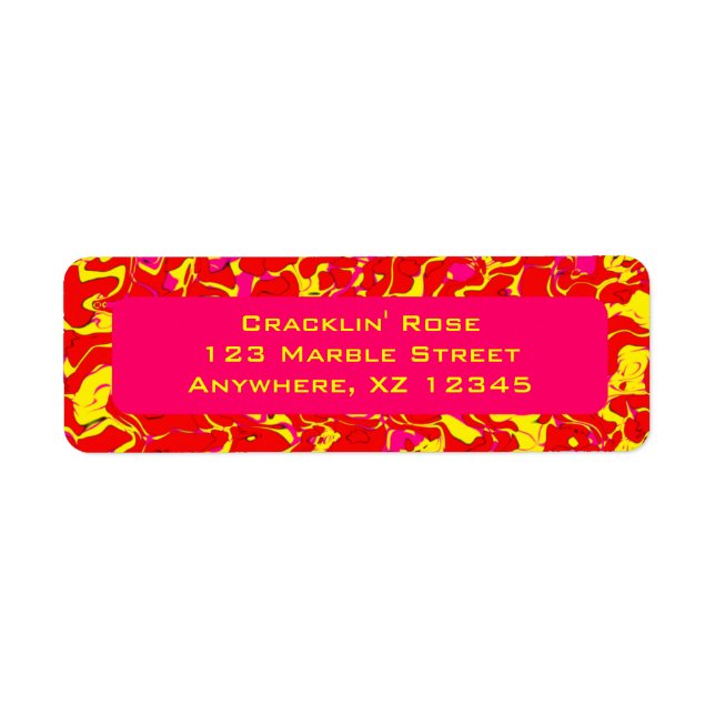 Cuckoo Marbled Abstract Label (Front)