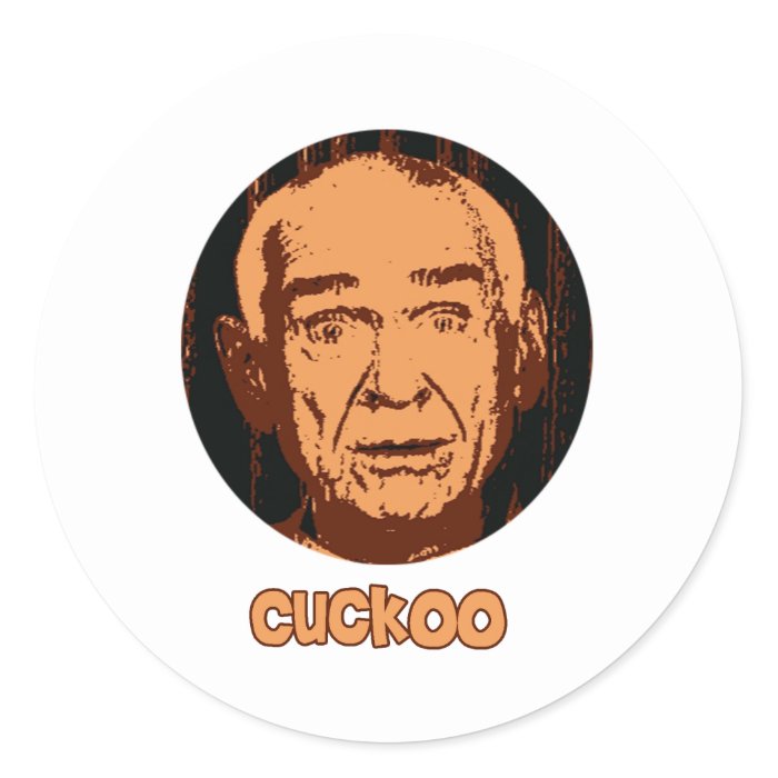 Cuckoo Marshall Applewhite Heavens Gate Cult Sticker