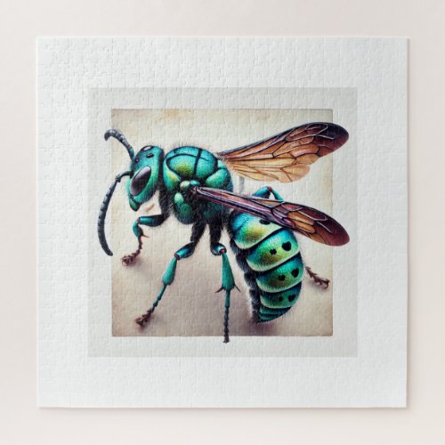 Cuckoo Wasp 210624IREF128 _ Watercolor Jigsaw Puzzle