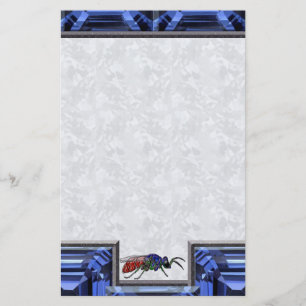 Cuckoo Wasp Blue Stationery