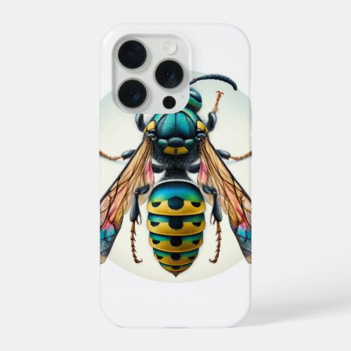 Cuckoo Wasp IBREF103 _ Watercolor iPhone 15 Pro Case