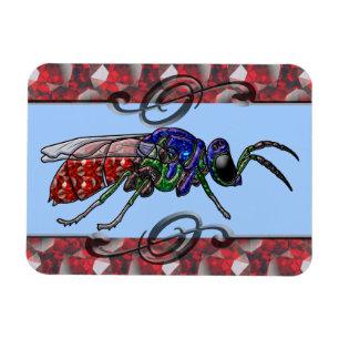 Cuckoo Wasp Magnet