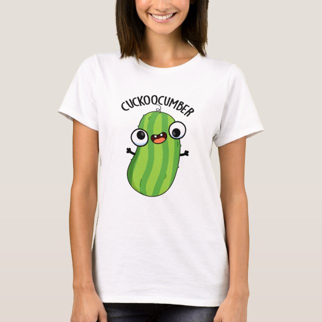 Cuckoocumber Funny Veggie Cucumber Pun  T-Shirt (Front)
