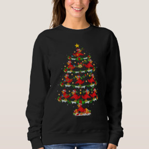 Cuckoos Bird Xmas Lights Cuckoos Christmas Tree Sweatshirt