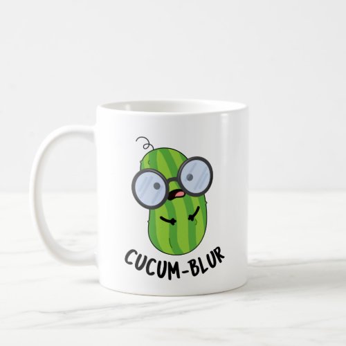 Cucum_blur Funny Veggie Cucumber Pun Coffee Mug
