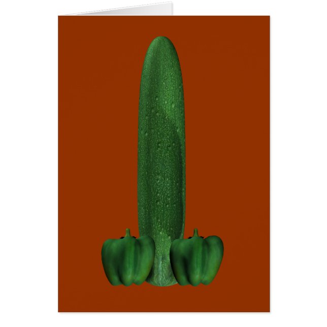 Cucumber and Peppers Cards (Front)