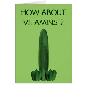 Cucumber And Peppers Cards