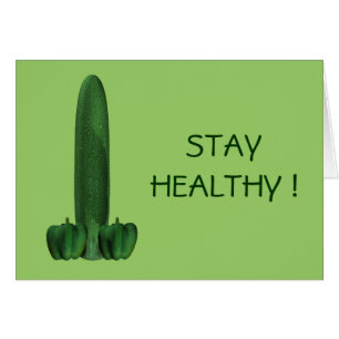 Cucumber And Peppers Cards
