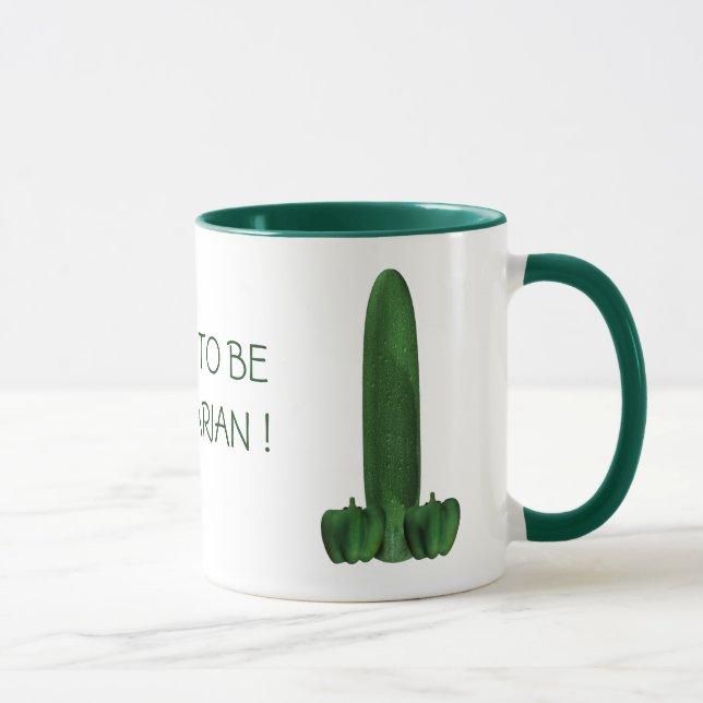 Cucumber And Peppers Mug (Right)