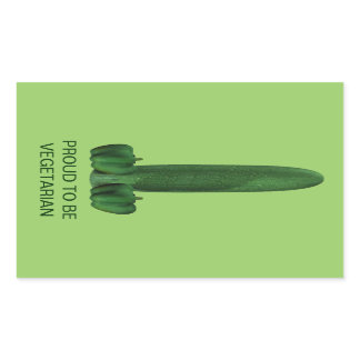 Cucumber And Peppers Rectangular Sticker