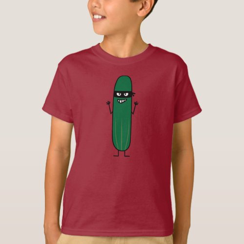 Cucumber Bandito Ninja Masked Sneaky Bandit T_Shirt
