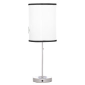 Cucumber cartoon illustration  table lamp (Back)