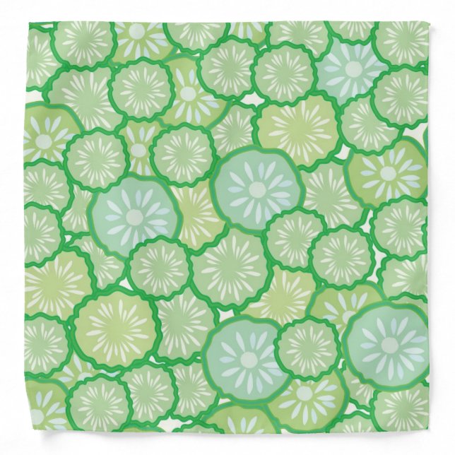 Cucumber funny pattern bandana (Front)
