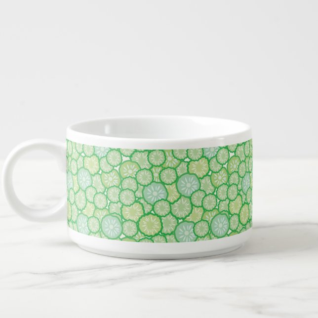 Cucumber funny pattern bowl (Right)