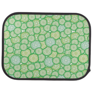 Cucumber funny pattern car floor mat
