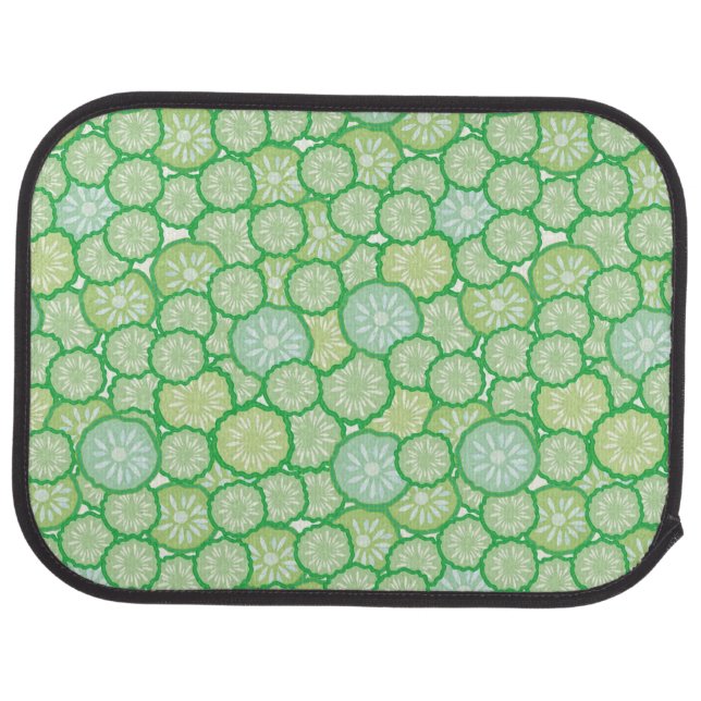 Cucumber funny pattern car floor mat (Rear)