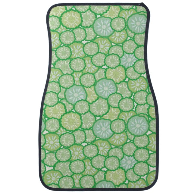 Cucumber funny pattern car floor mat (Front)