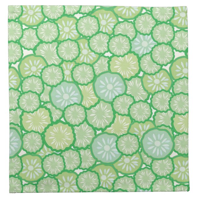 Cucumber funny pattern cloth napkin (Front)
