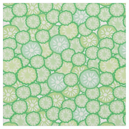 Cucumber funny pattern fabric