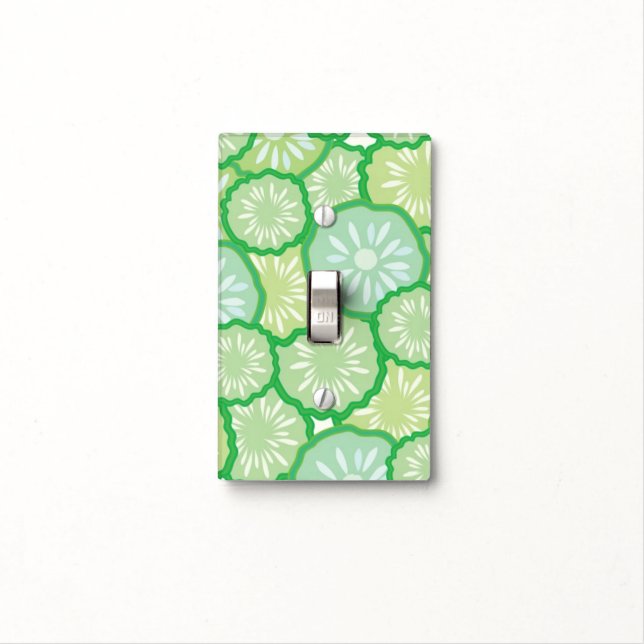 Cucumber funny pattern light switch cover (In Situ)