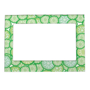 Cucumber funny pattern magnetic photo frame
