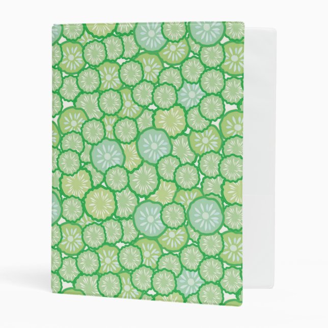 Cucumber funny pattern mini binder (Front/Inside)