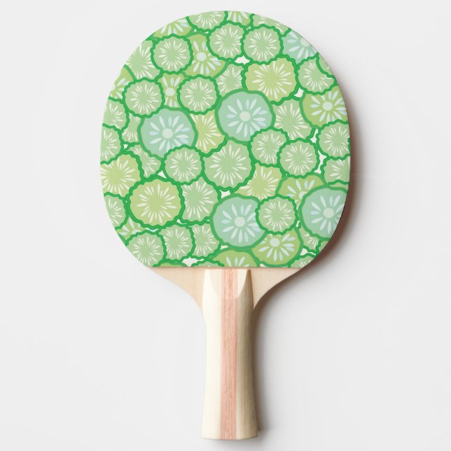 Cucumber funny pattern Ping-Pong paddle (Front)