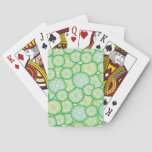 Cucumber funny pattern poker cards