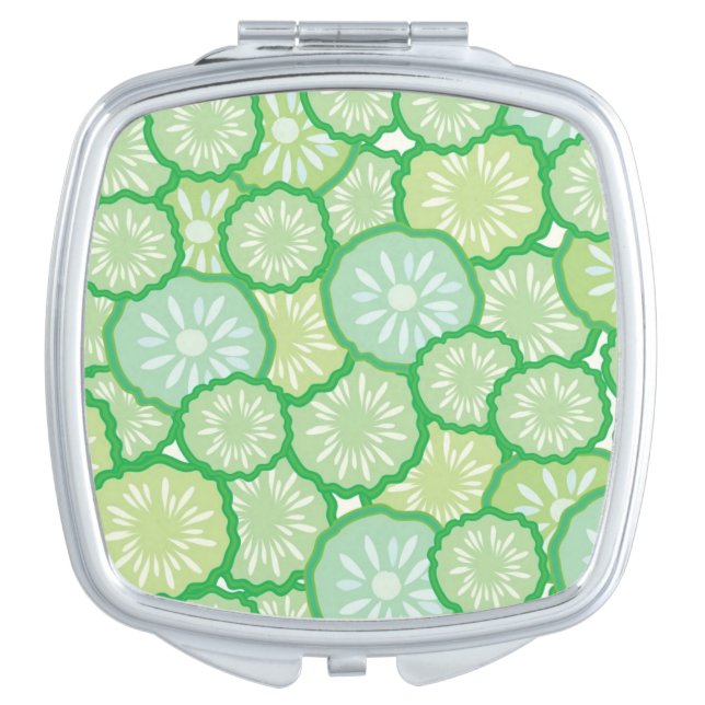 Cucumber funny pattern vanity mirror (Front)