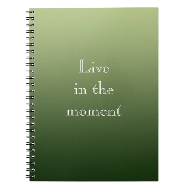 Cucumber Green Notebook (Front)