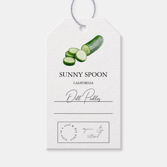 Cucumber Hang Tag (Front)