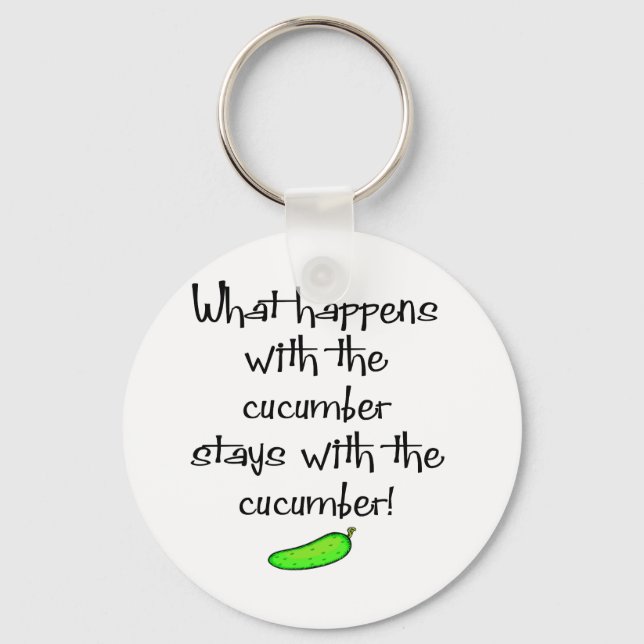 Cucumber Keychain (Front)