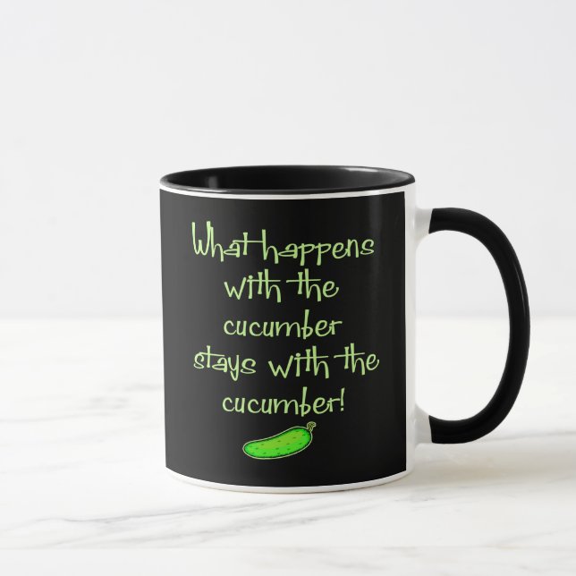 Cucumber Mug (Right)