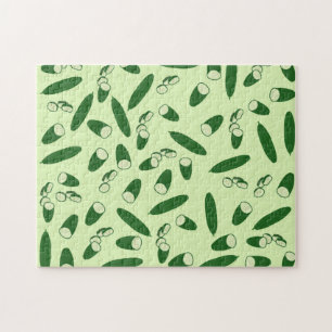 Cucumber Pattern Jigsaw Puzzle