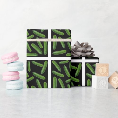 Cucumber pattern wrapping paper