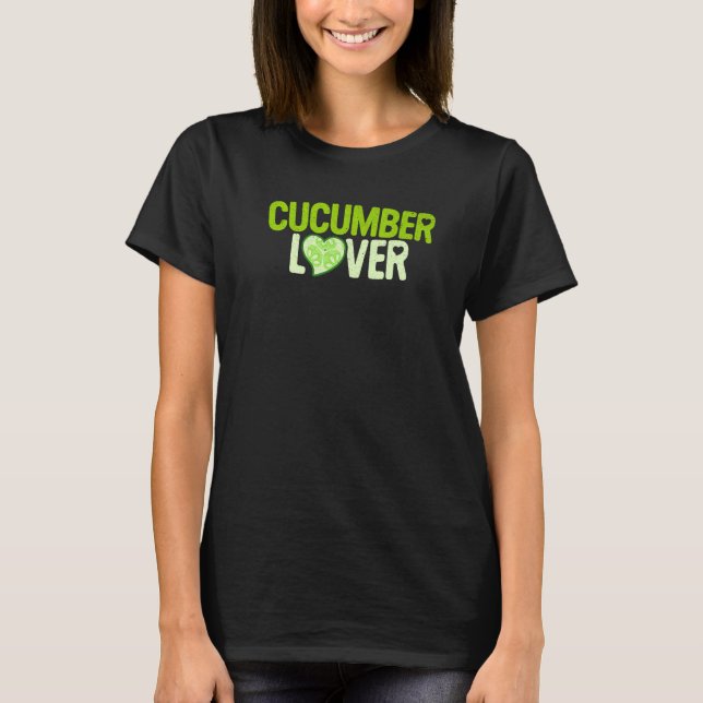 Cucumber   Pickle Cucumber  Vegan Farmer T-Shirt (Front)