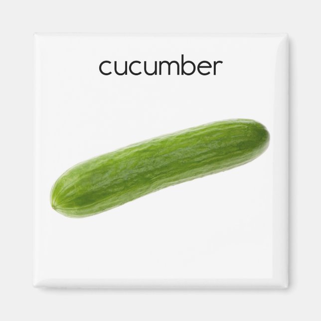 Cucumber Refrigerator Magnet (Front)