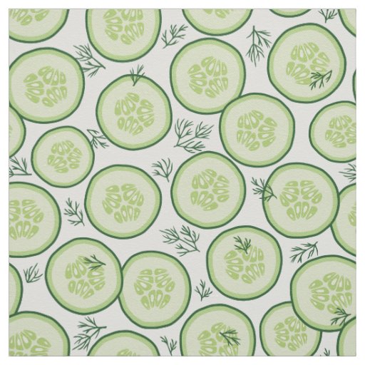 Cucumber Salad Fabric