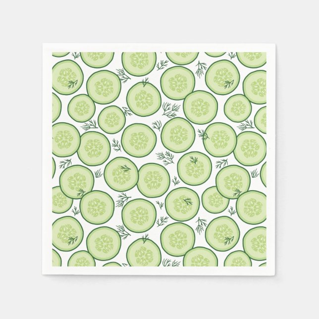 Cucumber Salad Napkins (Front)
