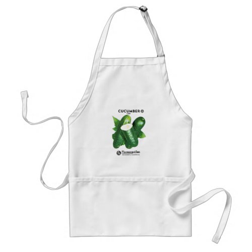 Cucumber Seed Packet Label Adult Apron