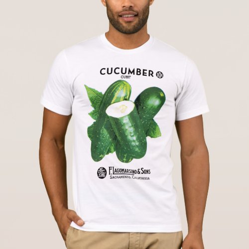 Cucumber Seed Packet Label T_Shirt